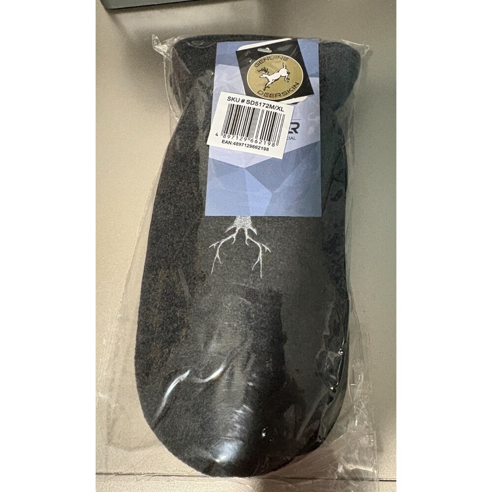 SKYDEER Deerskin Mittens Thinsulate Insulation Cold Weather XL  Gray Black New